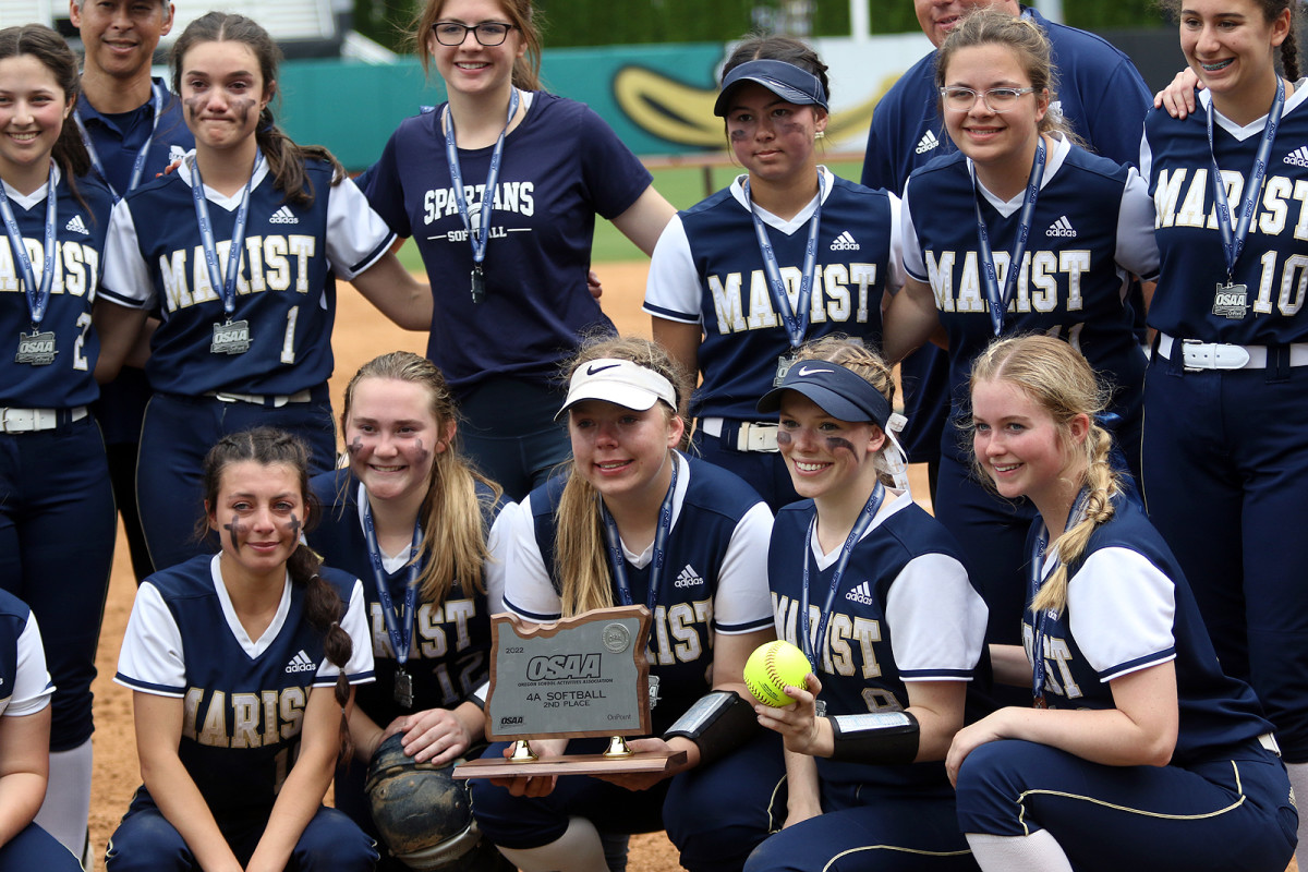 Cascade Marist Catholic 4A softball final Dan Brood 46